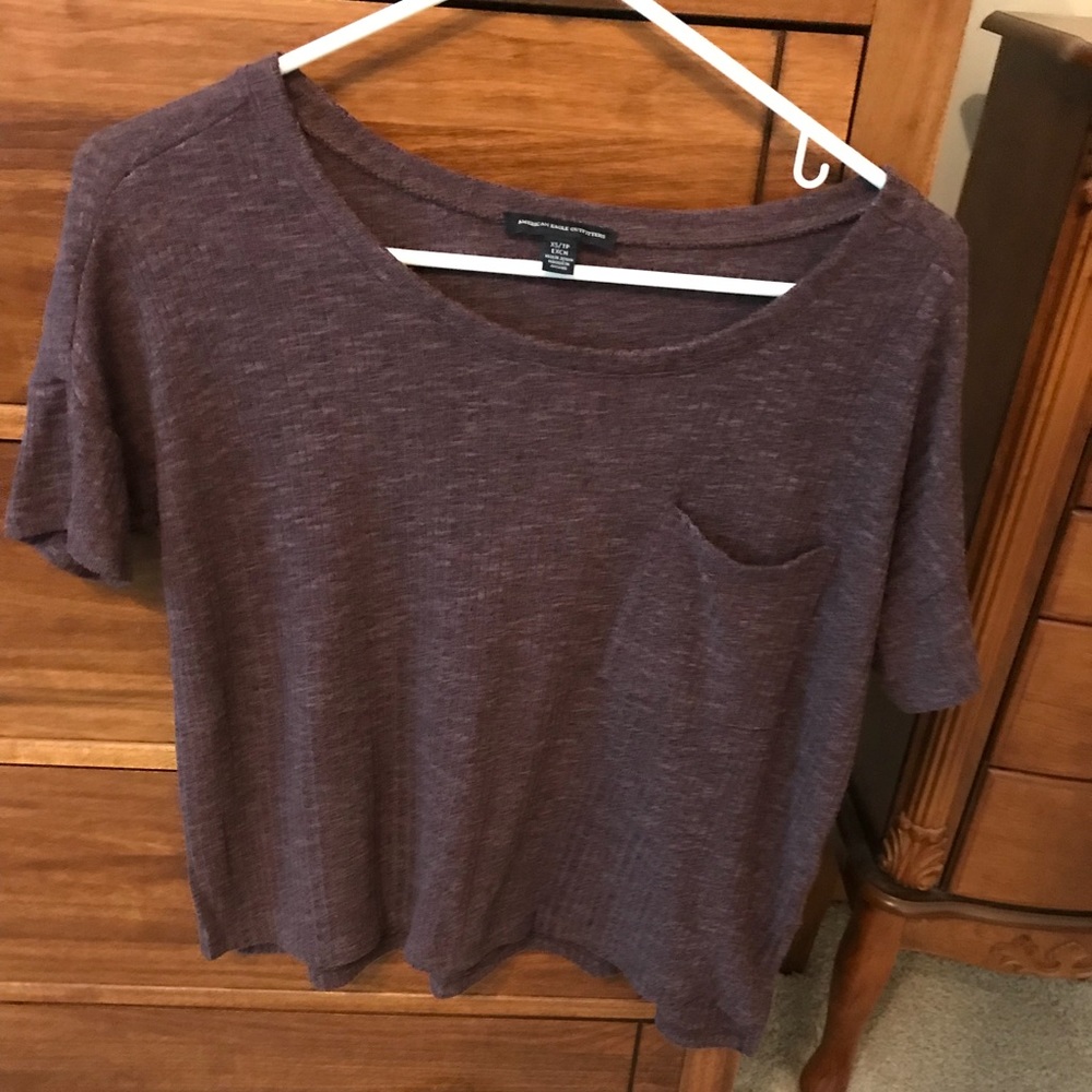 American Eagle sweater pocket shirt